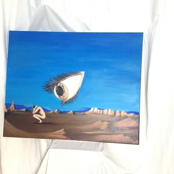 LThe Eye acrylic on canvas - Picture 4 of 16